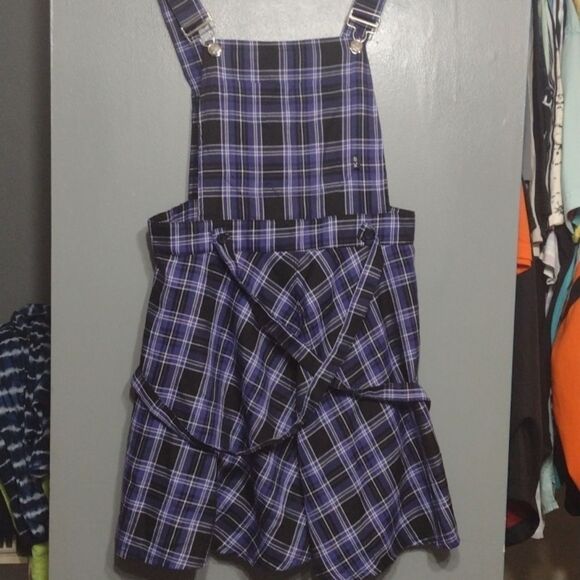 Royal Bones by Tripp size large Dress Purple Black skirtall - Picture 2 of 10